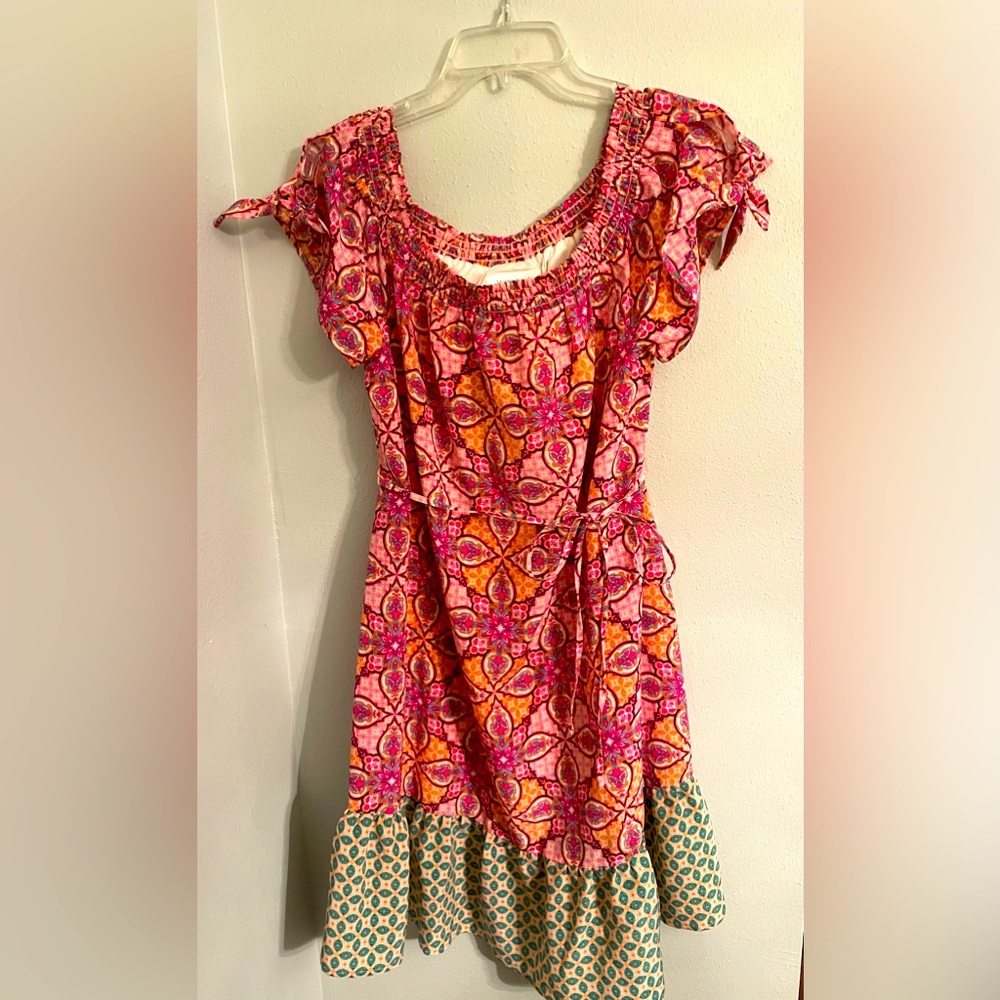 Maternity Dress, Bright Colored Motherhood Maternity Brand Dress